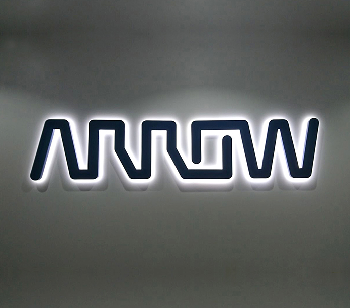 Back-Lit Signage for Office 014