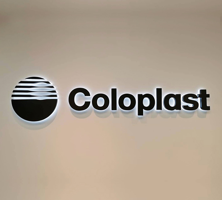 Back-Lit Signage for Office 017
