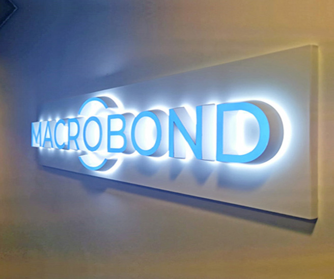 Back-Lit Signage for Office 027